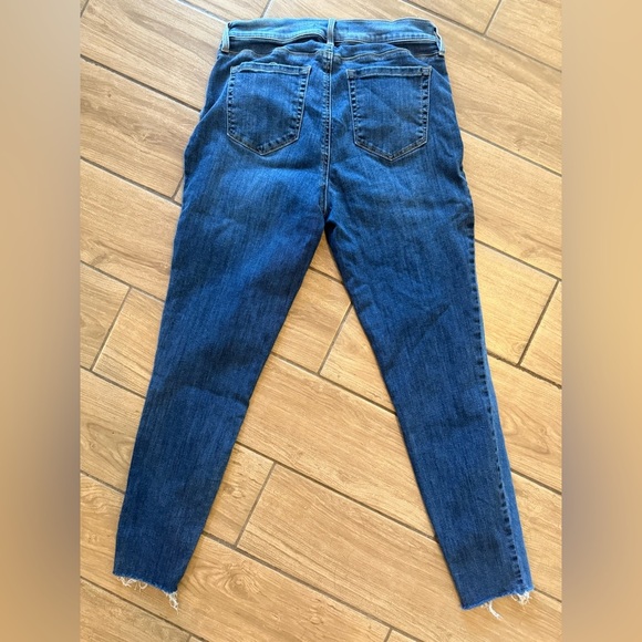 PacSun Two-Tone Blue High Rise Jegging Skinny Jeans - Picture 6 of 6